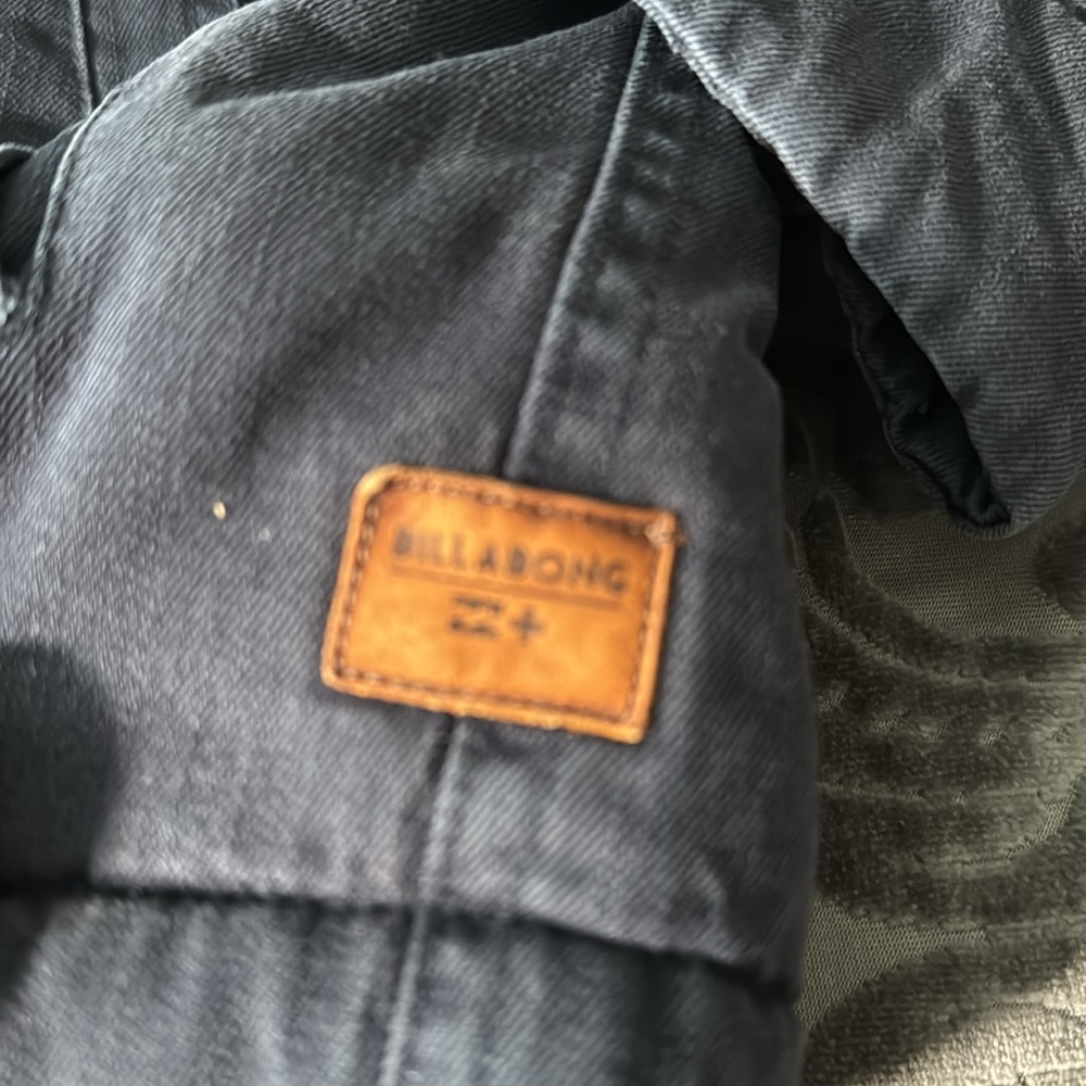 Billabong Barlow navy blue Sherpa Lined Military style jacket Sz: Medium - Picture 10 of 13